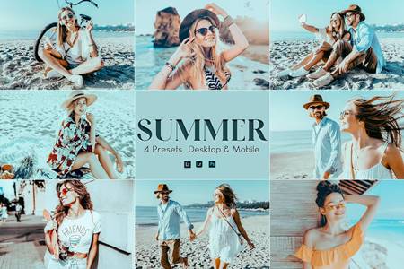 Freepsdvn.com 2307472 Preset Summer Vibes Photo Effects Presets Mobile Pc L86pdxw Cover