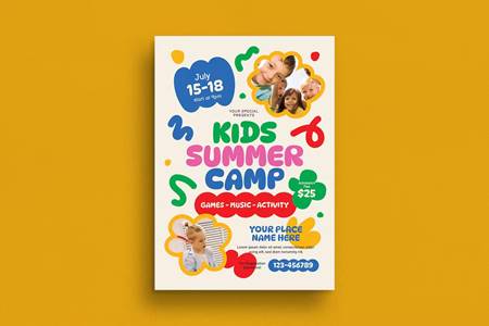 FreePsdVn.com 2307501 TEMPLATE colorful abstract kids summer camp event flyer 32tbe94 cover