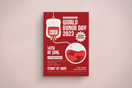FreePsdVn.com 2307537 TEMPLATE world donor day c99mvn4 cover