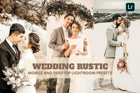 Freepsdvn.com 2307556 Preset Wedding Rustic Lightroom Presets Dekstop Mobile Ccgxbys Cover