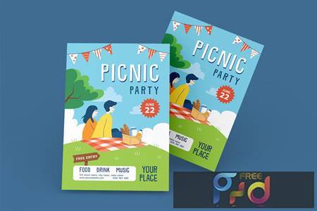FreePsdVn.com 2308273 TEMPLATE picnic party flyer r44ehdr