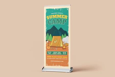 Freepsdvn.com 2308332 Template Summer Camp Rollup Banner Hfcxzzl Cover