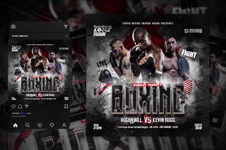 Freepsdvn.com 2308441 Template Boxing Flyer Template Wpdzg9g Cover