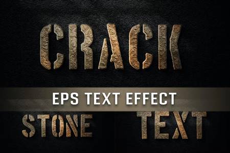 Freepsdvn.com 2308546 Vector Crack Editable Text Effect G4d32uj Cover