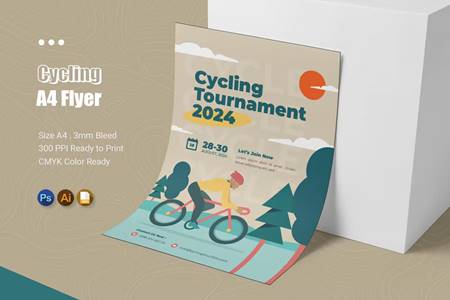 FreePsdVn.com 2309122 TEMPLATE cycling tournament flyer 856bzqb cover