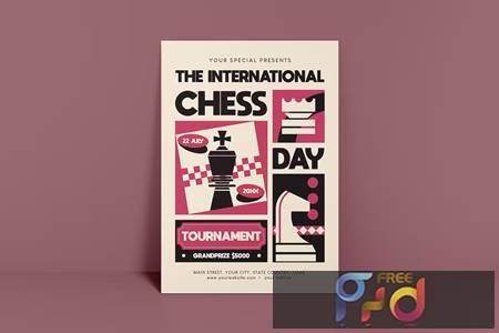 Freepsdvn.com 2309128 Template International Chess Day Flyer 6n7xdnt