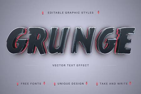 Freepsdvn.com 2309196 Vector Dark Grunge Editable Text Effect Font Style Tga2vx4 Cover