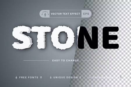 Freepsdvn.com 2309209 Vector Stone Editable Text Effect Font Style T23jy6b Cover