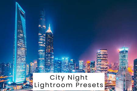 Freepsdvn.com 2309229 Preset City Night Lightroom Presets Wlx2q5t Cover