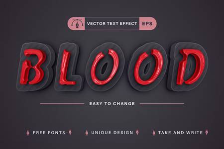 Freepsdvn.com 2309344 Vector Bloody Editable Text Effect Font Style Ay6dra6 Cover