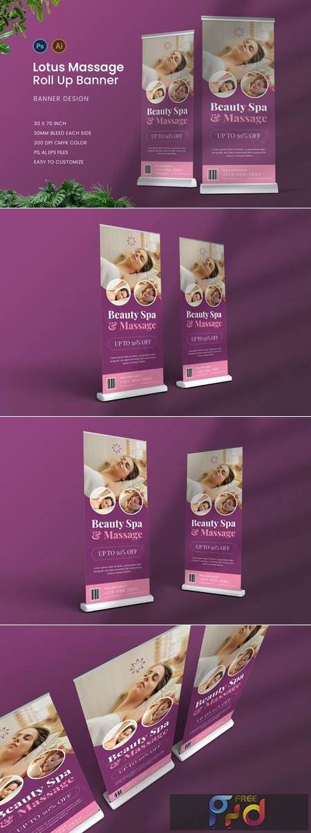 FreePsdVn.com 2309519 TEMPLATE lotus massage roll up banner a9dh32z