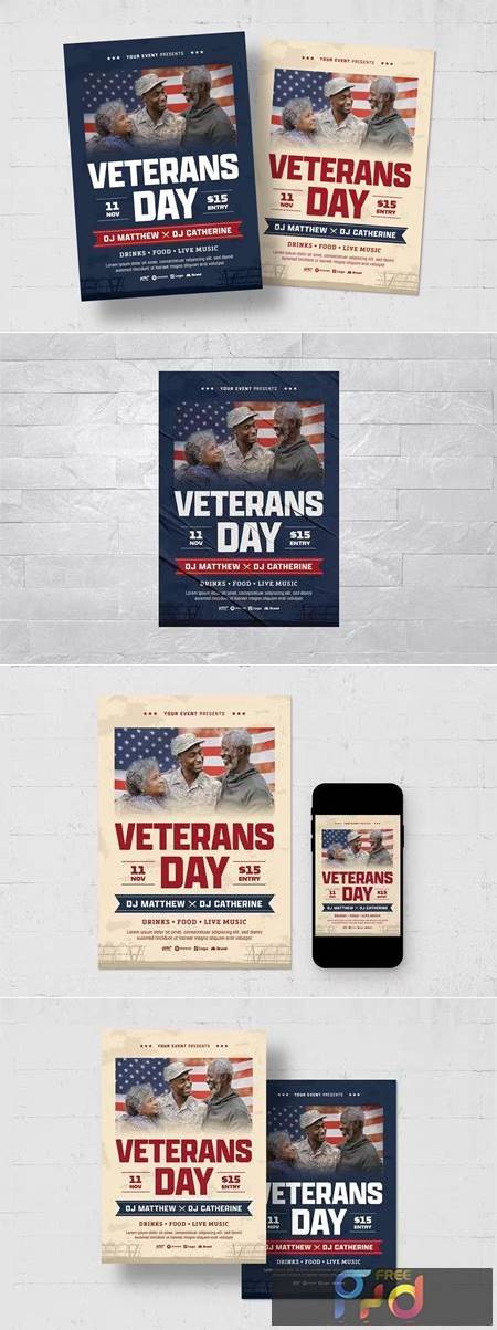 FreePsdVn.com 2309533 TEMPLATE veterans day flyer template h82lj9s