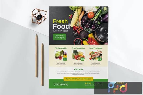 FreePsdVn.com 2310224 TEMPLATE fresh food flyer 6srvnzf