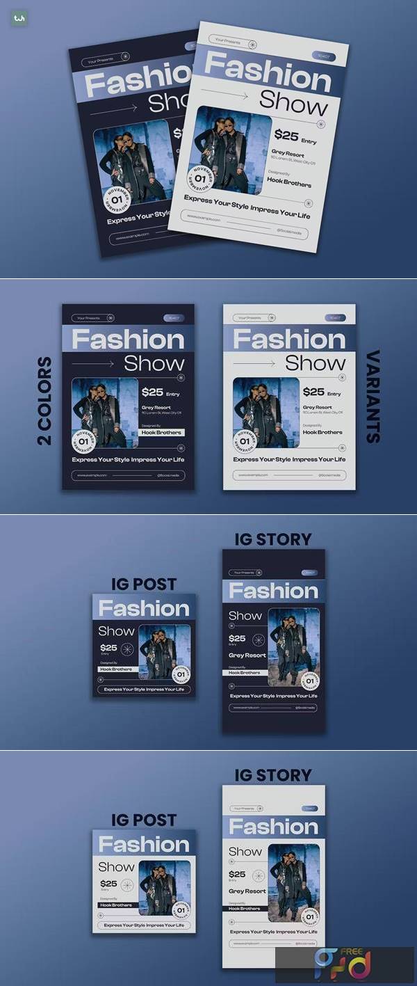 FreePsdVn.com 2310322 TEMPLATE grotesque fashion show flyer set 001 q8abynj
