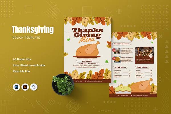 FreePsdVn.com 2310378 TEMPLATE thanksgiving menu y83zlvd cover