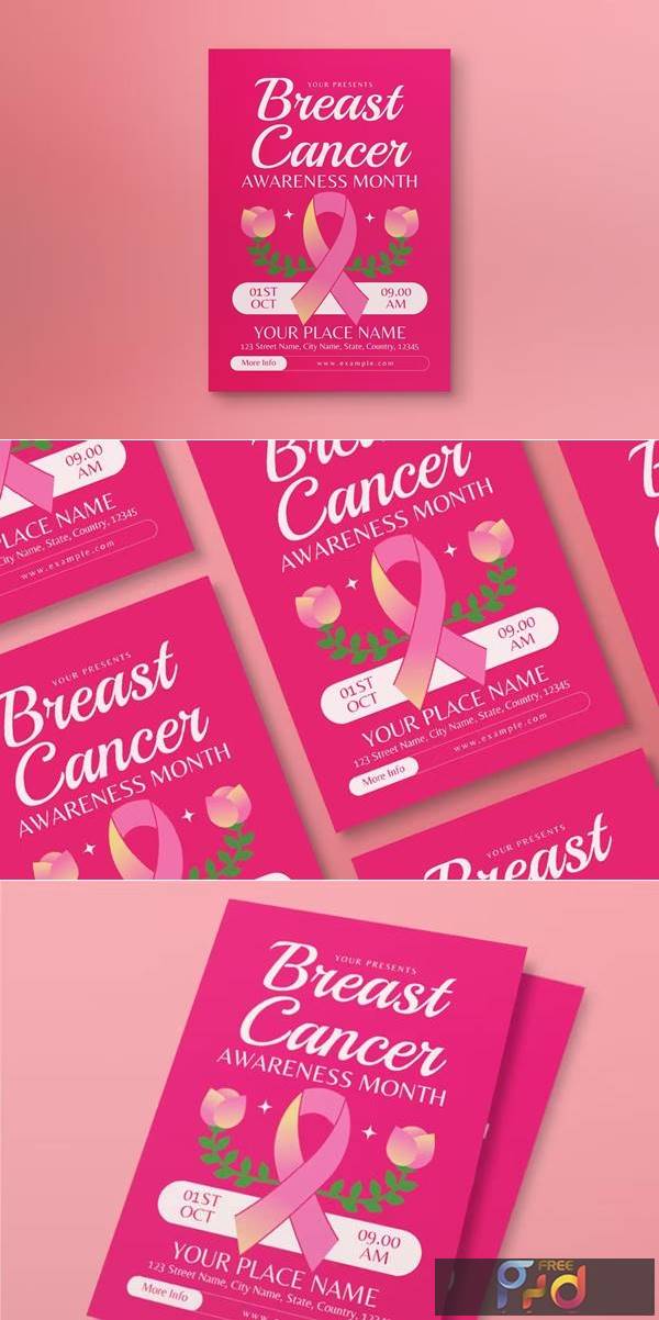 FreePsdVn.com 2311026 TEMPLATE pink breast cancer awareness month flyer v5nv3ey