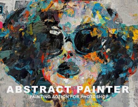 FreePsdVn.com 2311040 ACTION abstract painter oil painting effect action gljxges cover
