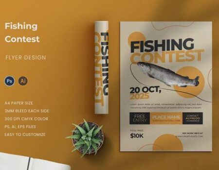 FreePsdVn.com 2311091 TEMPLATE fishing contest flyer tqbwv4c cover