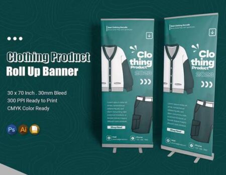 FreePsdVn.com 2311230 TEMPLATE clothing product roll up banner 422uleb cover