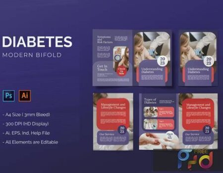 FreePsdVn.com 2311303 TEMPLATE diabetes bifold brochure v4znavc