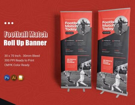 FreePsdVn.com 2311323 TEMPLATE football match roll up banner yweqqz5 cover