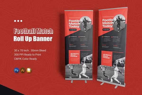 Freepsdvn.com 2311323 Template Football Match Roll Up Banner Yweqqz5 Cover