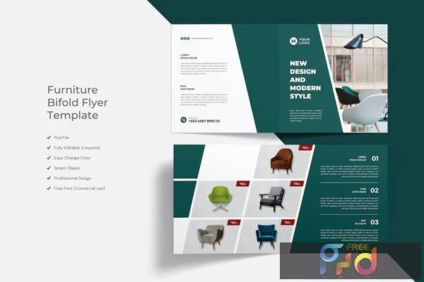 FreePsdVn.com 2311352 TEMPLATE furniture square bifold flyer template design z2hdyvm