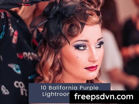 10 Balifornia Purple Lightroom Presets WKQKRWF 0