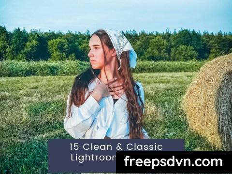 15 Clean Classic Lightroom Presets KLMWDVS 0