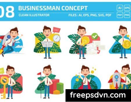 Businessman Concept Set 863EUQN Businessman Concept Set 863EUQN 0