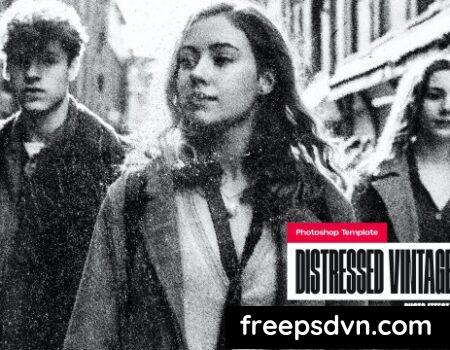 Distressed Vintage Photo Effect EPQM9BL Distressed Vintage Photo Effect EPQM9BL 0