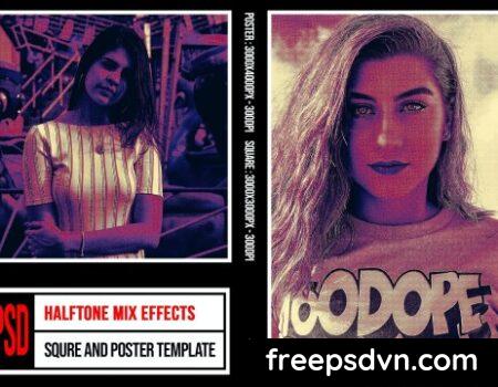Square & Poster – Halftone Mix Effects FHMDHGR Square Poster Halftone Mix Effects FHMDHGR 0