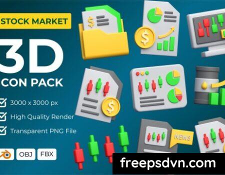 Stock Market 3D Icon Pack DLDR7H3 Stock Market 3D Icon Pack DLDR7H3 0