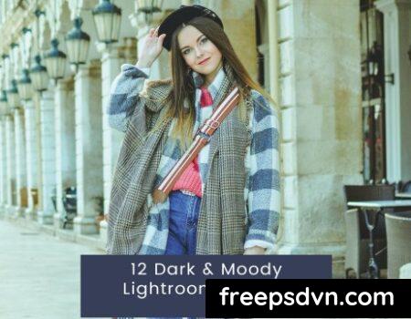 12 Dark Moody Lightroom Presets JKS8U7P 0