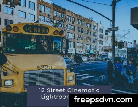 12 Street Cinematic Lightroom Presets 3D32KF3 0