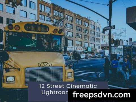 12 Street Cinematic Lightroom Presets 3D32KF3 0