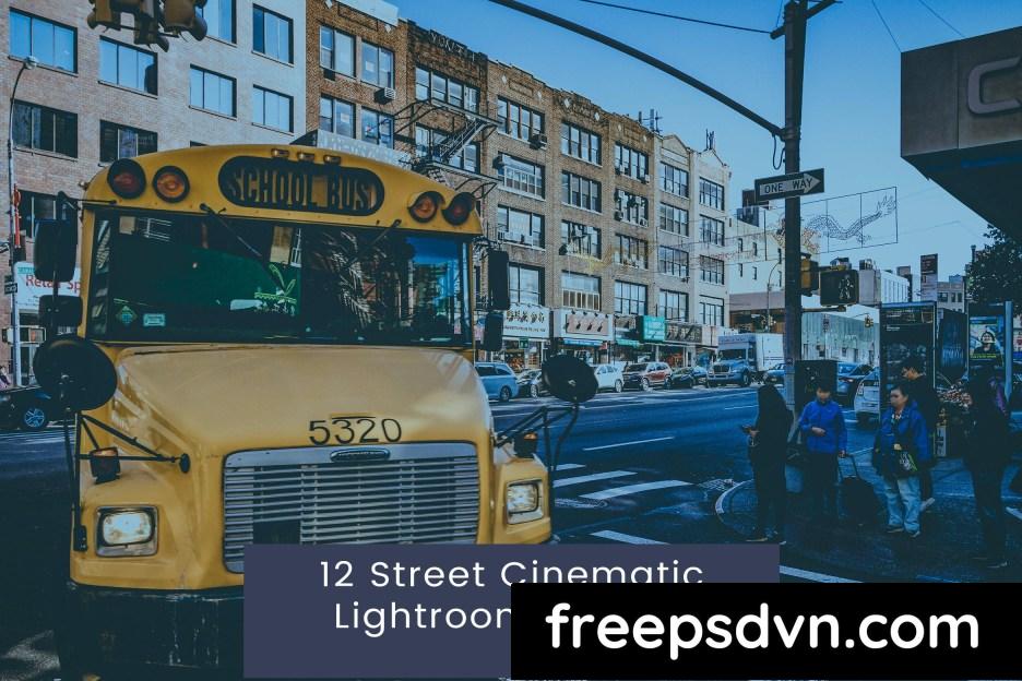12 street cinematic lightroom presets 3d32kf3 0