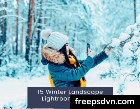 15 Winter Landscape Lightroom Presets Z8JWZBU 0