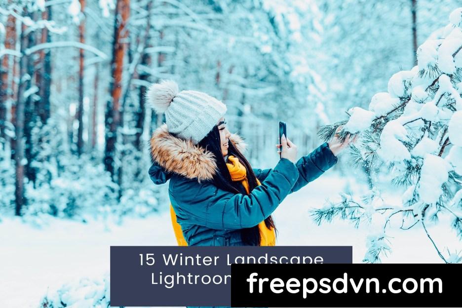 15 winter landscape lightroom presets z8jwzbu 0