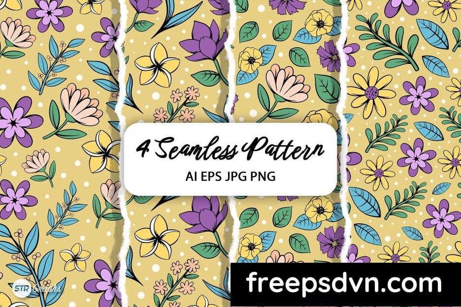 4 thanksgiving flowers pattern background v2ylm2e 0 1