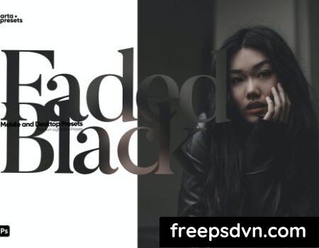 ARTA – Faded Black Presets for Lightroom 77X773P ARTA Faded Black Presets for Lightroom 77X773P 0