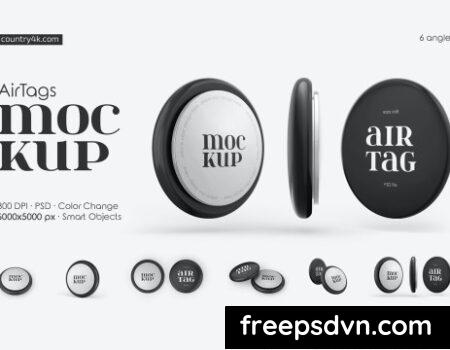 AirTags Mockup Set RWLFQUG 0