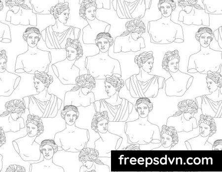 Ancient Greek Sculptures Pattern JZPEHWT Ancient Greek Sculptures Pattern JZPEHWT 0