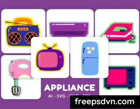 Appliance Vector Illustration v.3 3SBG6AV Appliance Vector Illustration v.3 3SBG6AV 0