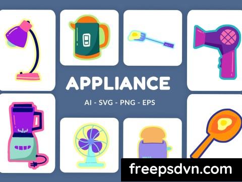 Appliance Vector Illustration v.4 NDM43QD 0