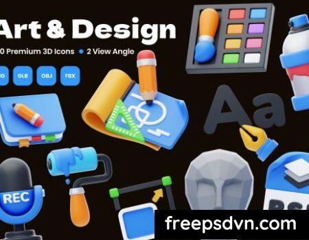 Art Design 3D Icon 72CE4EU 0 scaled 1