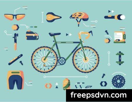 Bicycle Equipment For Cycling Set 5KQ3SWB Bicycle Equipment For Cycling Set 5KQ3SWB 0