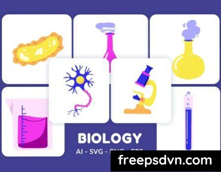 Biology Vector Illustration v.1 CQX7HQX 0