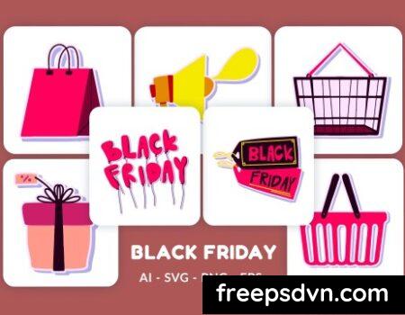 Black Friday Vector Illustration v.1 E6RRPZ7 0