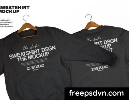 Black Sweatshirt Hanging Mockup TYG9P4B Black Sweatshirt Hanging Mockup TYG9P4B 0
